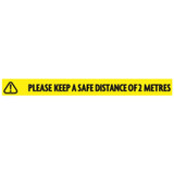 Please Keep A Safe Distance Tape 48mm x 33m
