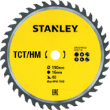 Stanley 40T Circular Saw TCT Blade 190x16mm