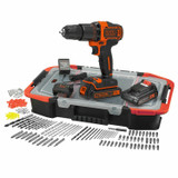 Black+Decker Cordless Combi Drill Driver Kit 18v