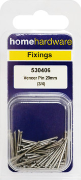 Home Hardware  Carpenters Veneer Pins 19mm / 0.75" 