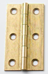 Brass Butt Hinges 100mm pk2