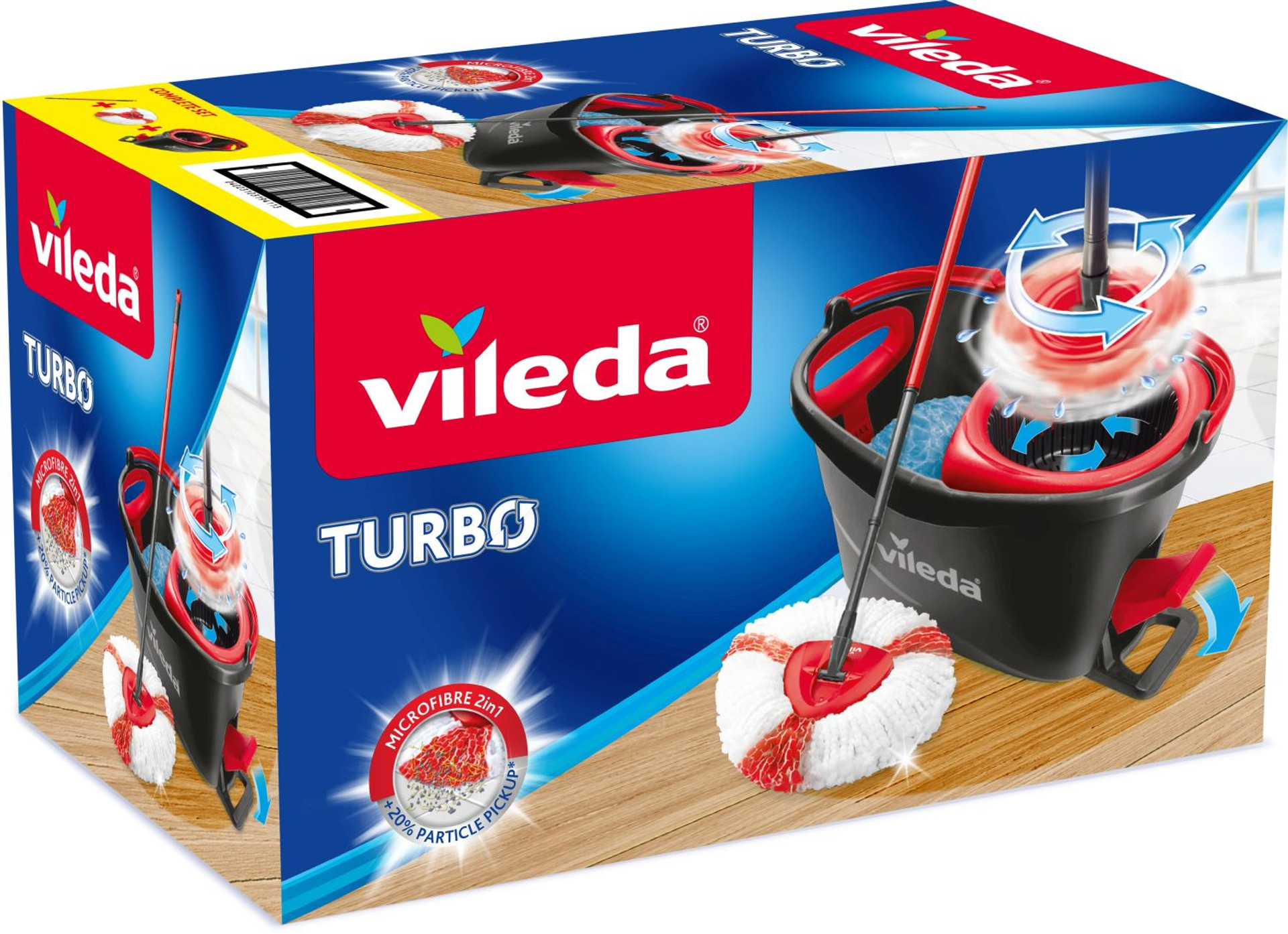 Vileda Turbo 2in1 Mop head Easy Wring and Clean Turbo ACC