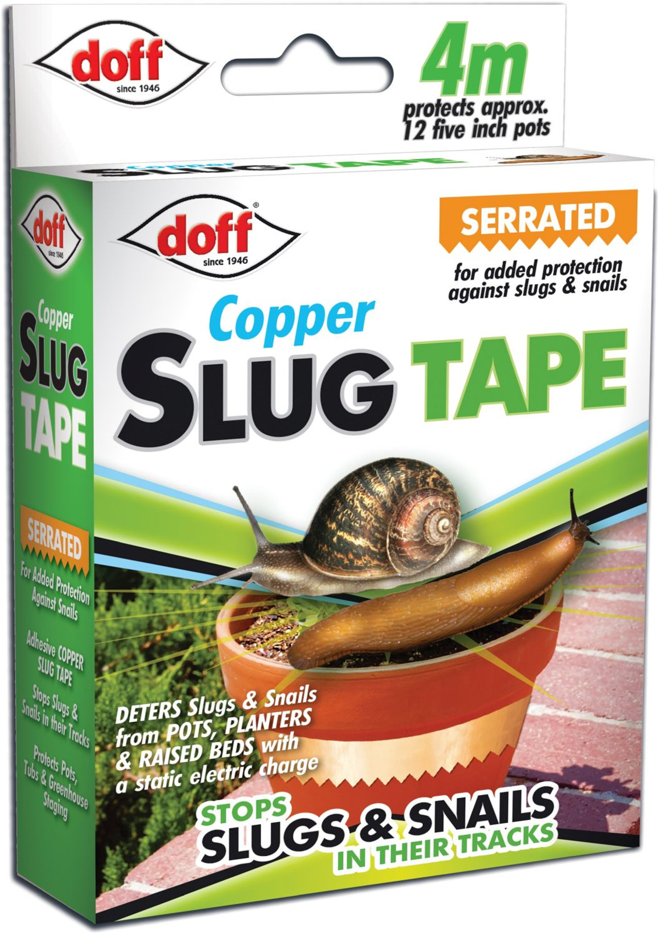 Doff 4mtr Slug & Snail Copper Tape