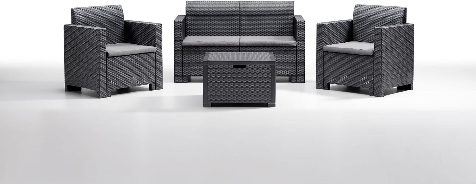 Plastic chair shop sofa set