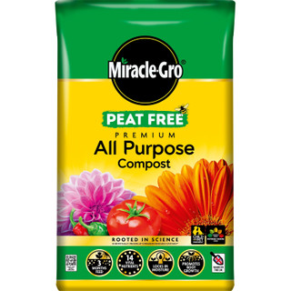 Miracle-Gro Peat Free Premium All Purpose Compost 50 Litres