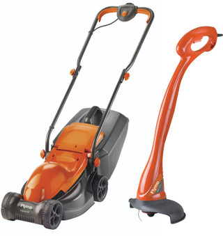 Flymo Chevron 32 Electric Lawnmower + MiniTrim Strimmer