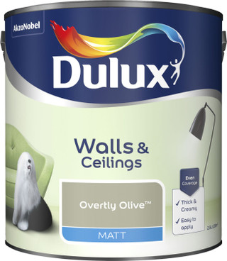 Dulux Matt Overtly Olive 2.5L 