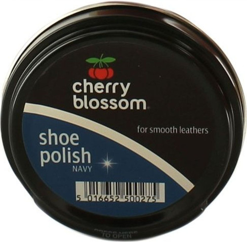 Cherry blossom 40ml Navy Blue Shoe Polish