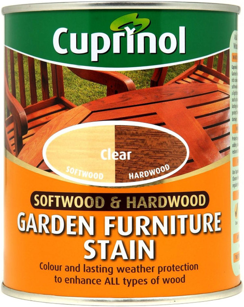 Cuprinol Soft & Hardwood Garden Furniture Stain Clear 750ml