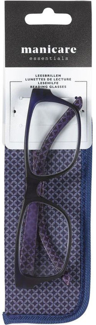 Manicare Reading Glasses Blue/Geo +2 