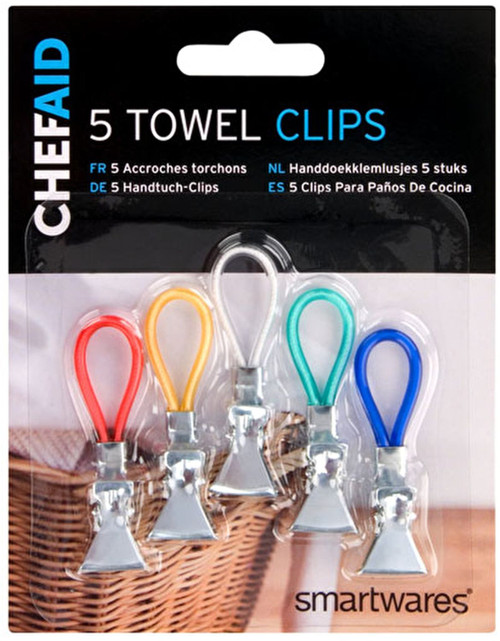 Chef Aid Towel Clips pk5