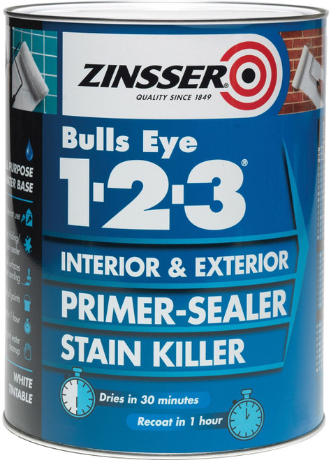 Zinsser Bulls Eye 1.2.3. Primer Sealer Stain Killer 500ml