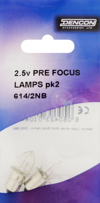 2.5v Pre-Focus Tourch Bulb 2pk