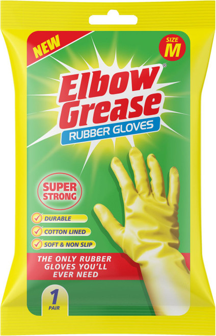 Elbow Grease Rubber Gloves Medium