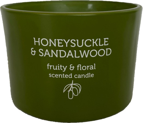Pan Aroma Honeysuckle & Sandalwood Candle