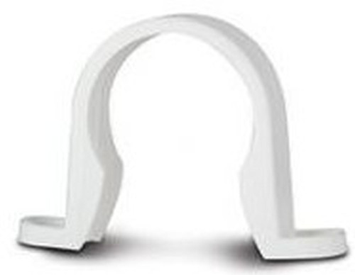 Oracstar 32mm Plastic Pipe Clips White pack of 4