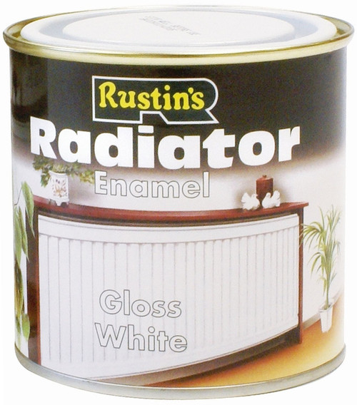 Rustins Quick Dry White Radiator Enamel Gloss 250ml 