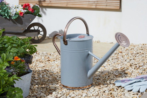 Galv Watering Can 9ltr Slate