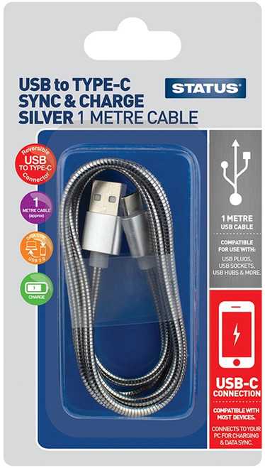 Status Phone Cable USB to USB-C 1mtr