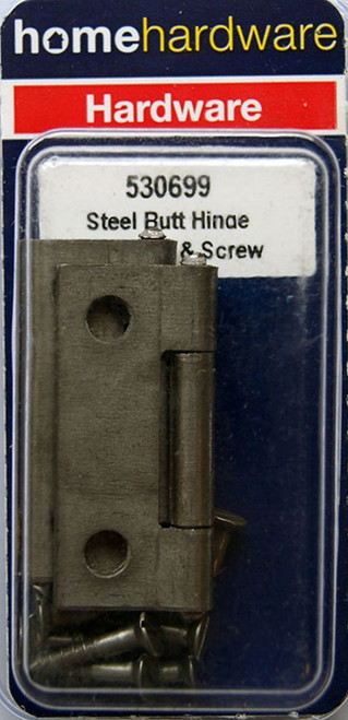 Home Hardware Butt Hinge 40mm(1.5") Steel 