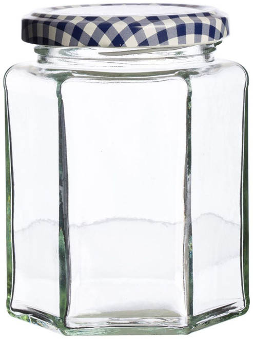 Hexagonal Twist Top Jar