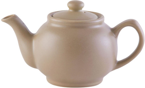 Price & Kensington Matt Taupe 6 Cup Teapot