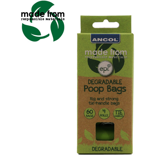 Ancol Degradable Poop Bags 4 Rolls
