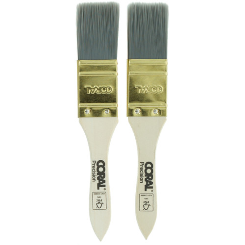 Coral Tester Pot Brushes 25mm (pk2)