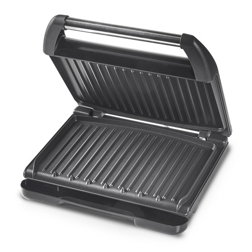 George Foreman Large Steel Grill Black