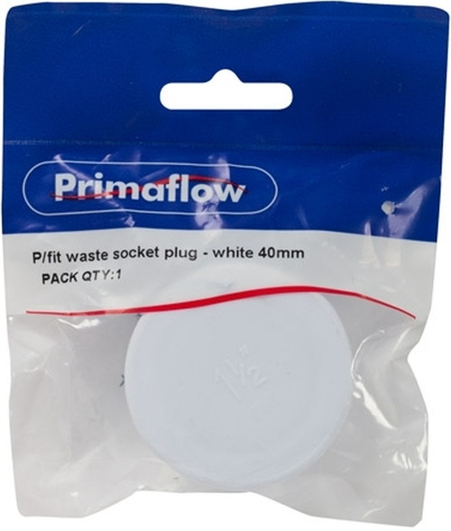 Primaflow 40mm Waste Socket Plug