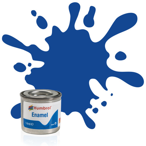 Humbrol No 14 Enamel Gloss French Blue 14ml