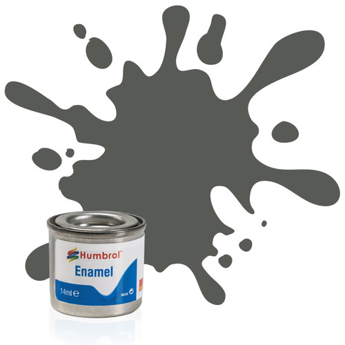 Humbrol No27 Enamel Matt Sea Grey 14ml