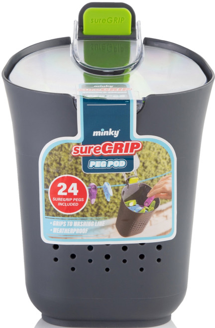 Minky Sure Grip Peg Pod With 24 Pegs