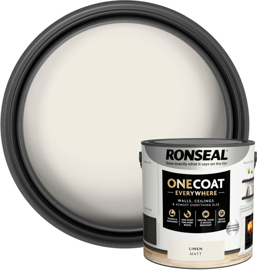 Ronseal Everywhere One Coat Matt Linen 2.5Ltr