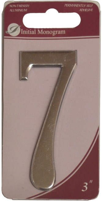 Aluminium 75mm(3") Numeral No.7 