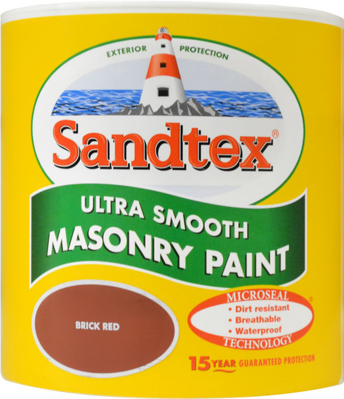 Sandtex Masonry Paint 1Ltr B/Red 