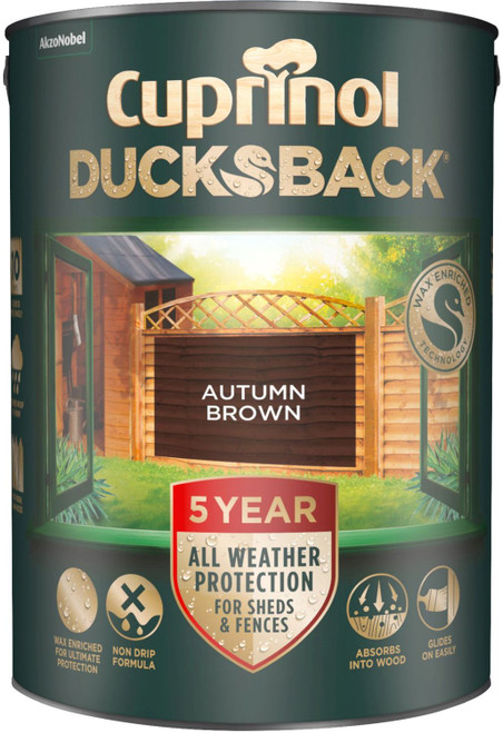 Cuprinol Ducksback Autumn Brown 5ltr