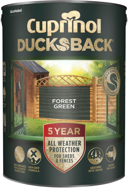 Cuprinol Ducksback Forest Green 5ltr