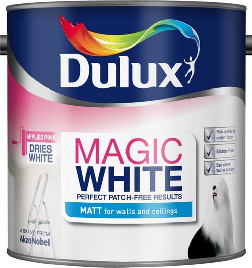 Dulux Magic Pure Brilliant White 2.5L