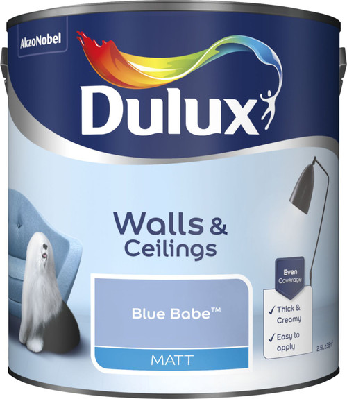 Dulux Matt Blue Babe 2.5L