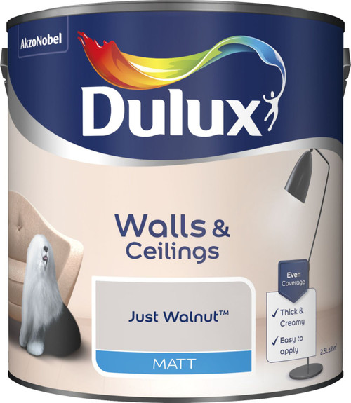 Dulux Matt Just Walnut 2.5L 