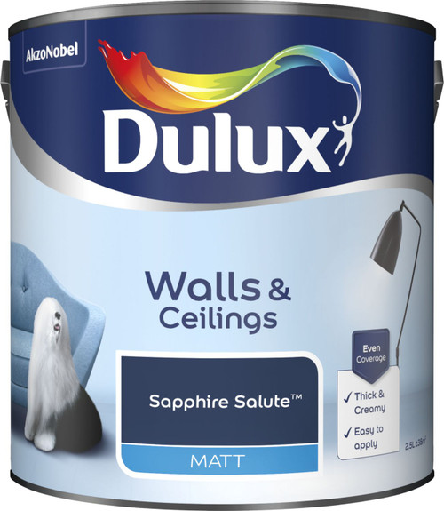 Dulux Matt Sapphire Salute 2.5L