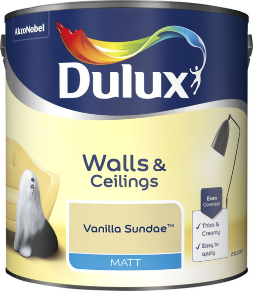 Dulux Matt Vanilla Sundae 2.5L