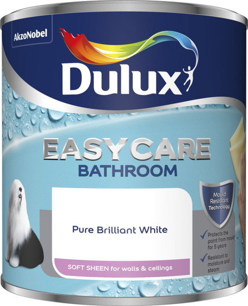Dulux Easycare Bathroom Pure Brilliant White 1L