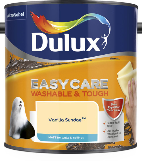 Dulux Easycare Matt Vanilla Sundae 2.5ltr