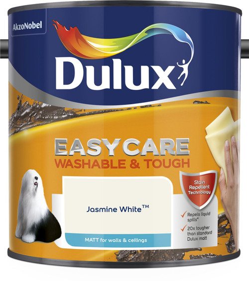 Dulux Easycare Matt Jasmine White 2.5L