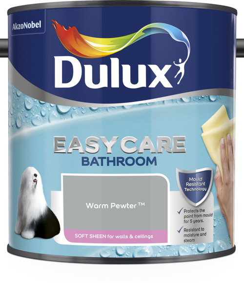 Dulux Easycare Bathroom Warm Pewter 2.5L