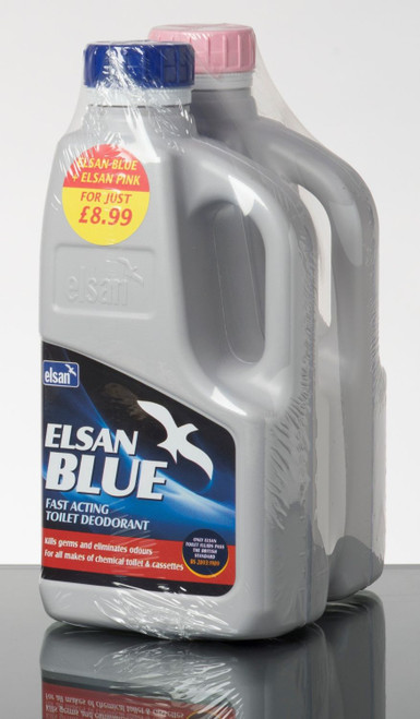 Elsan Blue And Pink Twin Pack 1Ltr
