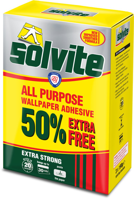 Solvite 20 Roll + 50% foc All Purpose Paste 30 Roll 