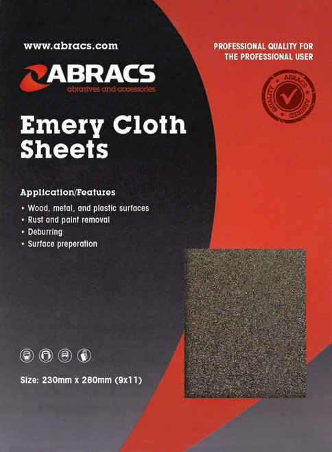 Abracs Emery Cloth 120 Grit 